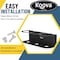 Koova Storage Rack, Steel, Black, 4.1 in W, 3.7 in H, 12.7 in L, Powder Coated KV-SPRAYB-3 - alternate 3